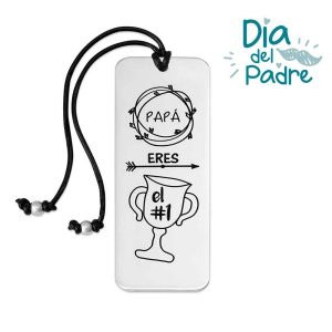 MARCAPAGINAS ACERO PAPÁ