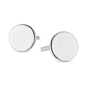 GEMELOS REDONDOS PLATA
