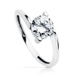 SOLITARIO ORO BLANCO 9K