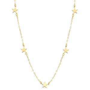GARGANTILLA ESTRELLAS ORO 18K