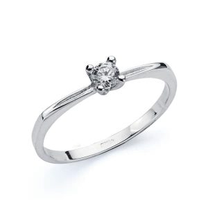 SOLITARIO ORO BLANCO 9K