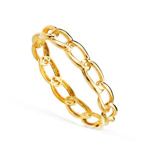 ANILLO ESLABONES BILBAO ORO 18K
