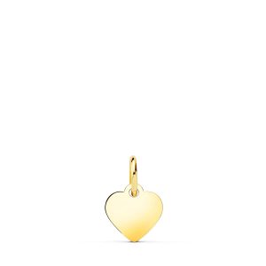PLACA CORAZON ORO 18K